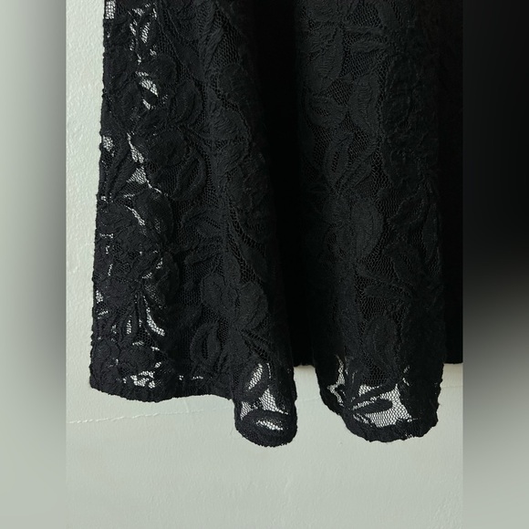 Free People Black Lace Fit and Flare Dress - Picture 3 of 4